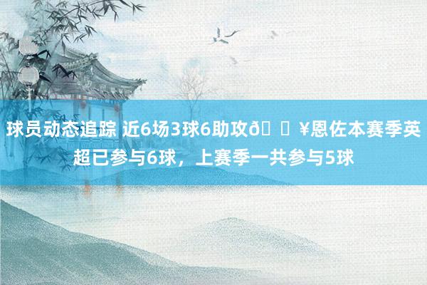 球员动态追踪 近6场3球6助攻🔥恩佐本赛季英超已参与6球，上赛季一共参与5球