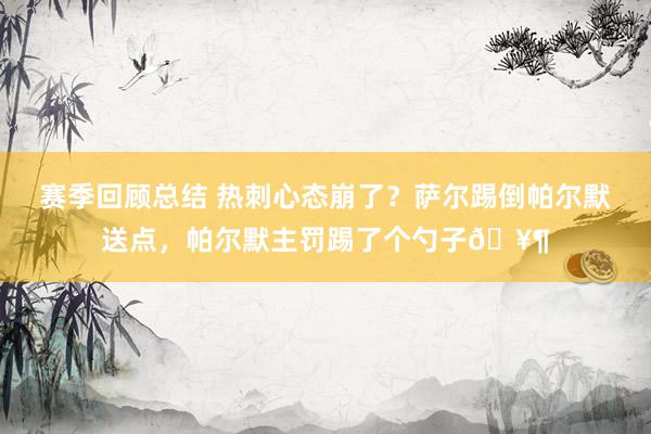 赛季回顾总结 热刺心态崩了？萨尔踢倒帕尔默送点，帕尔默主罚踢了个勺子🥶